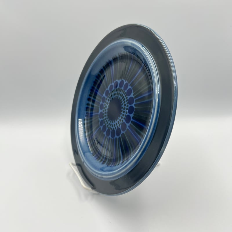 053)北欧 ヴィンテージ 廃盤品 ARABIA アラビア / Kosmos コスモス 青プ