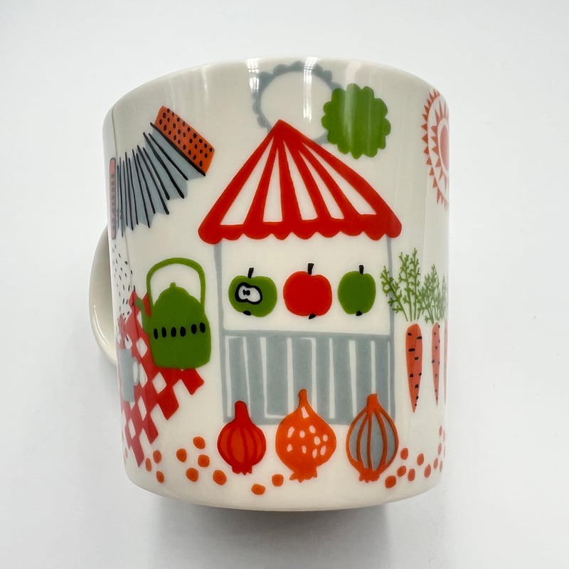 廃番 アラビア Oma マグカップ＆プレート 052)北欧 ヴィンテージ 廃盤品 ARABIA アラビア / torilla限定