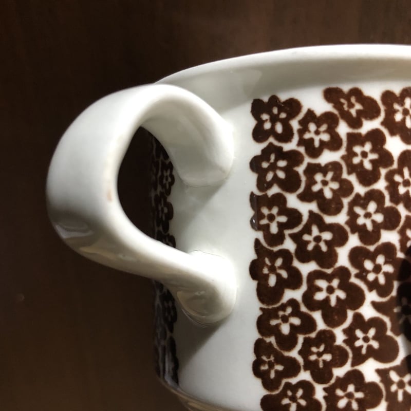 レア★Arabia アラビア／Faenza ファエンツァ ブラウン 24㎝ Arabia/アラビア/Faenza/ファエンツァ ブラウン ティーカップ