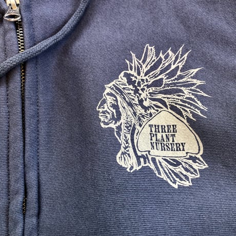 Indiana ferox full zip hoodie "stone blue"