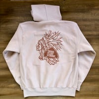 Indiana ferox full zip hoodie "smoky pink"
