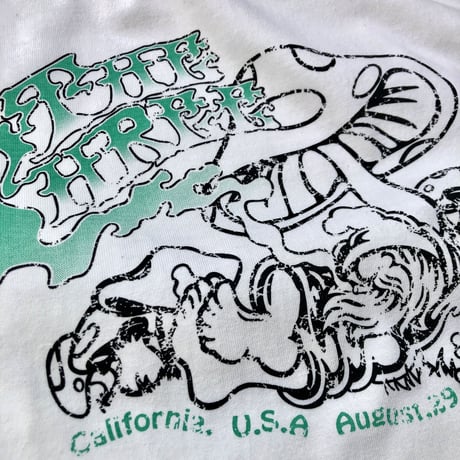 The THREE US tour S/S tee  "off white"