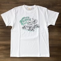 The THREE US tour S/S tee  "off white"