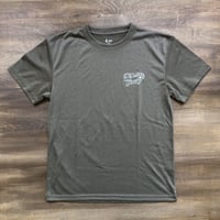 Cactus logo S/S dry tee  " olive"