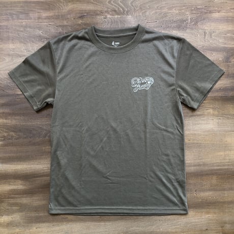 Cactus logo S/S dry tee  " olive"