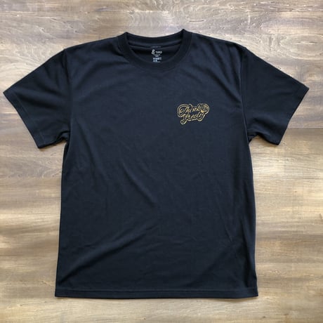 Cactus logo S/S dry tee  " black"