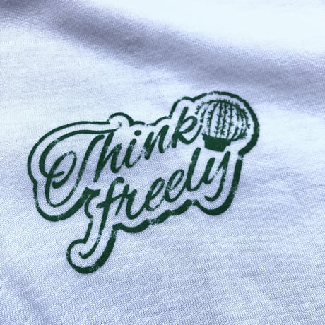 Cactus logo S/S dry tee  " white"
