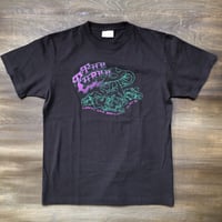 The THREE US tour S/S tee  "dark choco"