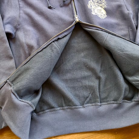 Indiana ferox full zip hoodie "stone blue"