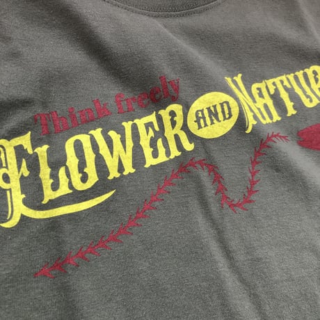 Flower and Nature S/S tee  " light olive"