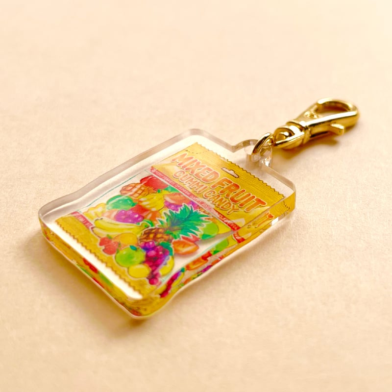 クニシゲリエ フルーツグミ キーチェーン ゴールドver | EMICE