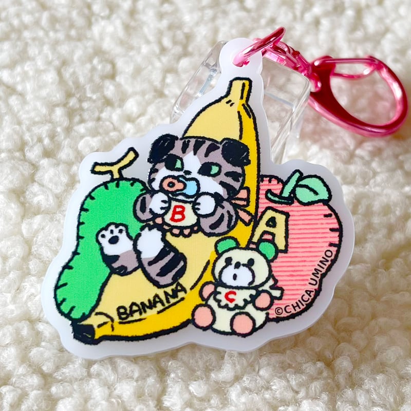 羽海野チカ フルーツのおくるみベビーブンちゃん アクリルキーホルダー