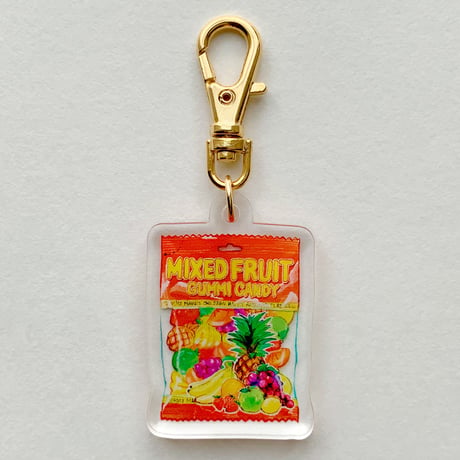 クニシゲリエ フルーツグミ キーチェーン