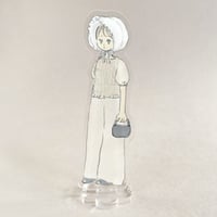 ぎゅうにゅう アクリルスタンド おしゃれな帽子