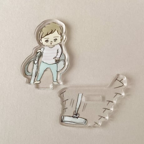 ぎゅうにゅう アクリルスタンド ver.掃除機