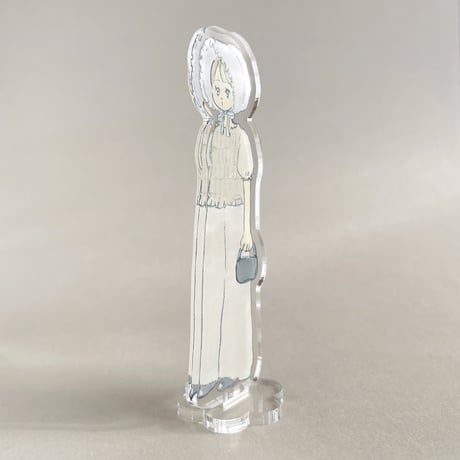 ぎゅうにゅう アクリルスタンド おしゃれな帽子