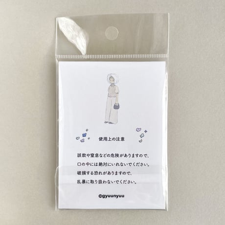 ぎゅうにゅう アクリルスタンド おしゃれな帽子