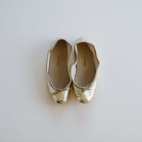 新品 ポルセリ38 ブロンズ Porselli ポルセリ バレエシューズ ブロンズ ハンドメイド 国内