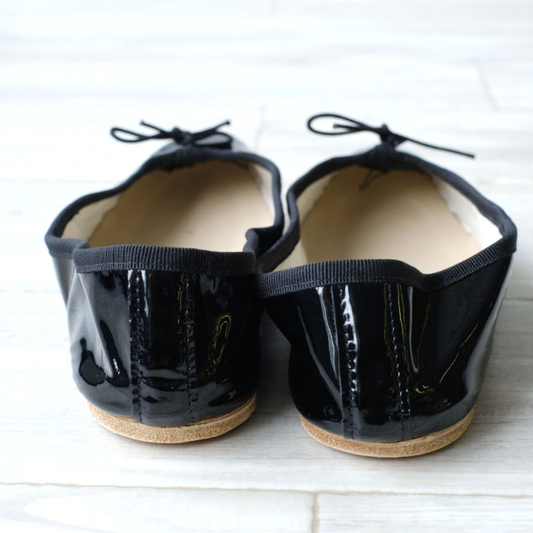 Porselli ポルセリ バレエシューズ パテント ハンドメイド 国内正規品