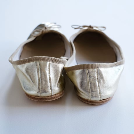 Porselli　ポルセリ　バレエシューズ　ゴールド　ハンドメイド　国内正規品