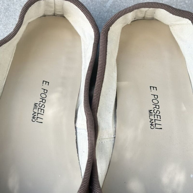 Porselli ポルセリ バレエシューズ ブラウン ハンドメイド 国内 Porselli ポルセリ バレエシューズ ブラウン ハンドメイド 国内