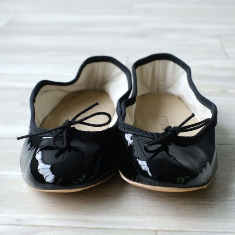 Porselli ポルセリ バレエシューズ パテント ハンドメイド 国内正規品