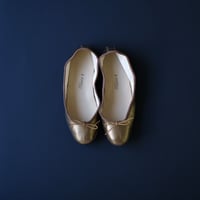 PORSELLI バレエシューズ bronze 38 porselli ポルセリ バレエシューズ アニマル×ブラウン