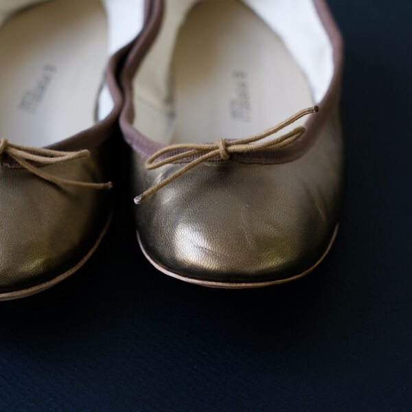 Porselli ポルセリ バレエシューズ ブロンズ ハンドメイド 国内