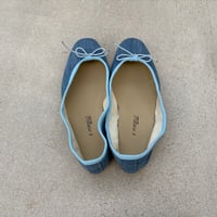 Porselli ポルセリ バレエシューズ ミントグリーン ハンドメイド 国内