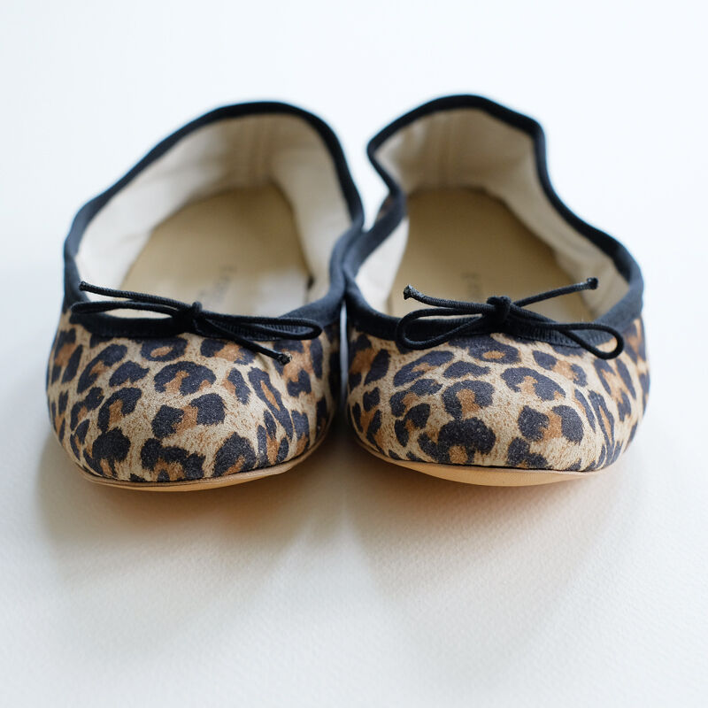 ポルセリ　バレエシューズ　レオパード　39 E.PORSELLI PORSELLI ポルセリ バレエシューズ BALLERINE
