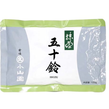 ＜ 抹茶＞　五十鈴（いすず） 100ｇ（袋入り）（丸久小山園）