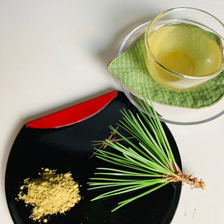 【NEW】 ミニ まつば茶（国産松葉）粉末 10ｇ（農薬不使用・アカマツ）  「お試し用」