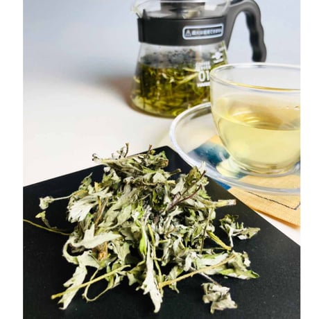【メール便 送料無料】国産100％（自然自生・農薬不使用） よもぎ茶 40ｇ ノンカフェイン