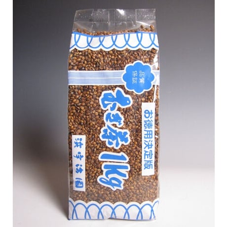 【送料込み】「昔ながらのやかんで煮出す」むぎ茶 1Kｇ✕5袋（粒） （5Kg）