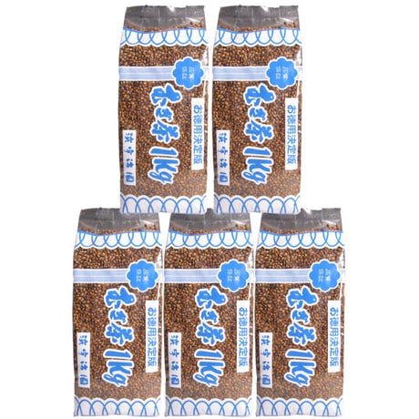 【送料込み】「昔ながらのやかんで煮出す」むぎ茶 1Kｇ✕5袋（粒） （5Kg）