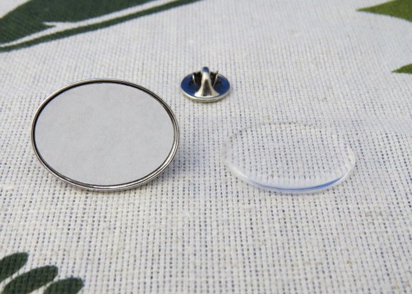 ピンバッチパーツ 楕円型28×21mm | J-MINT.STORE