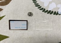 ピンバッチパーツ　長方形35×20mm