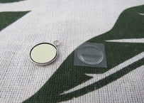 メタルキーホルダー　丸形15mm　ボールチェーン　10個セット