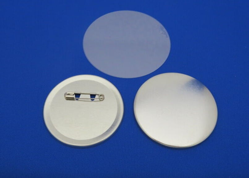 缶バッジ　専用 缶バッジパーツ φ65mm 安全ピンタイプ 100個セット | J-MINT.STORE