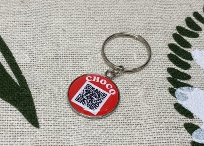 QR迷子札 丸形20mm オリジナル製作 | J-MINT.STORE