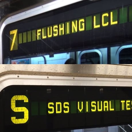 MTA Destination Sign Crewneck ”BLACK”