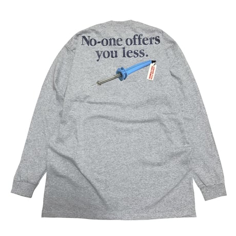 “Solderring iron” L/S TEE GRAY