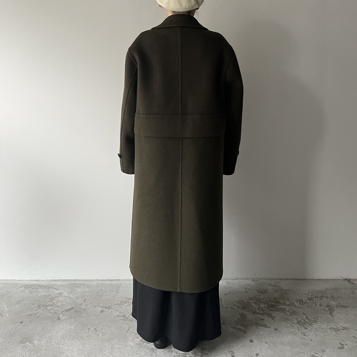 全国 postelegant Dry Wool Rever Hooded Coat - ジャケット/アウター