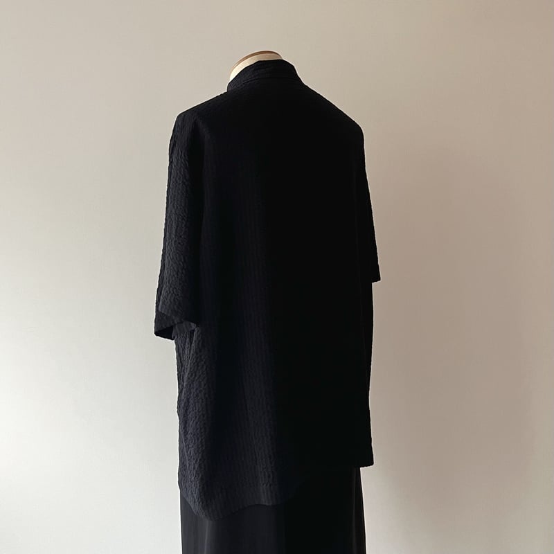 STUDIO NICHOLSON/HANS-SEERSUCKER STRIPE PATCH P