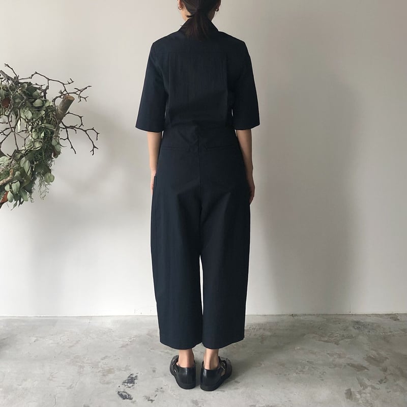 Studio Nicholson CIRCESNW1608PARCHMENT 関税送料込 STUDIO NICHOLSON / WASHED COTTON POLY JUMPSUITS