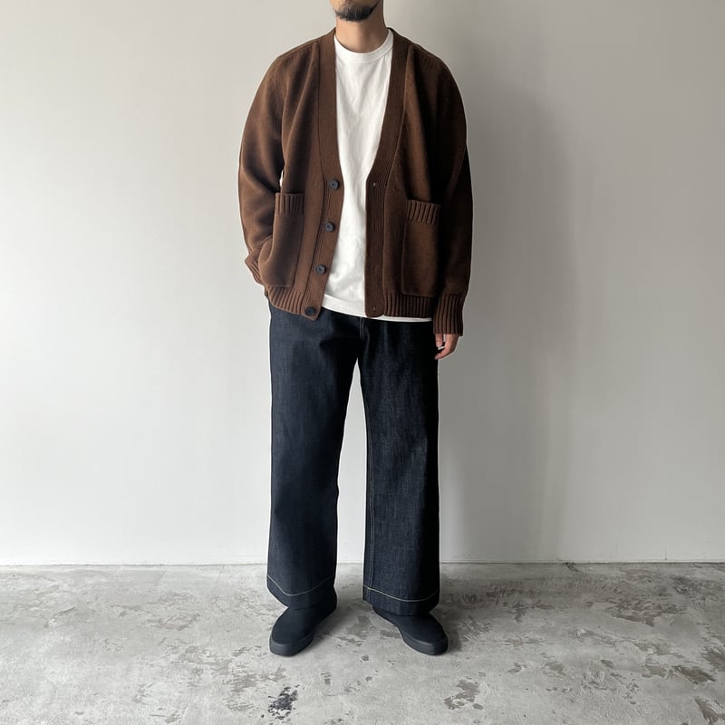 STUDIO NICHOLSON/SEN-ENGLISH LAMBS WOOL 5GG CAR