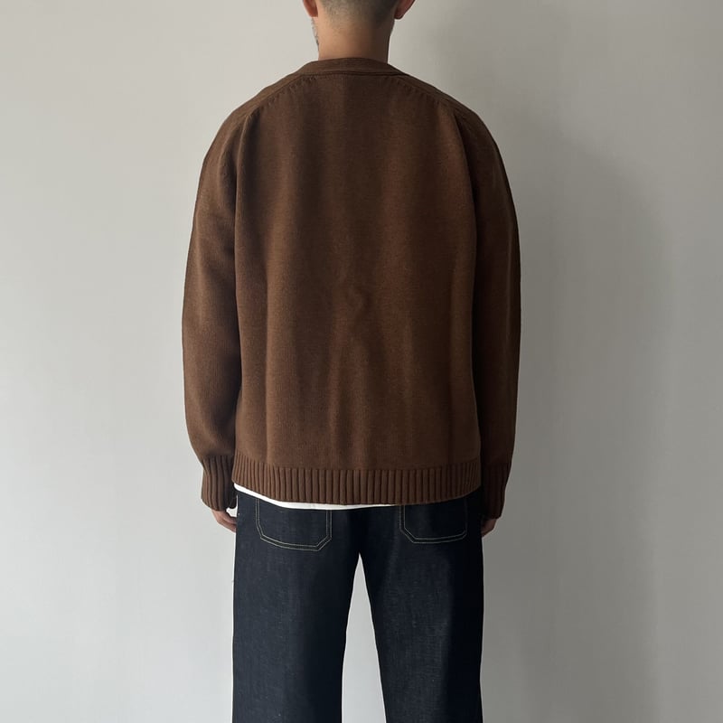 STUDIO NICHOLSON/SEN-ENGLISH LAMBS WOOL 5GG CAR STUDIO NICHOLSON/SEN-ENGLISH LAMBS WOOL 5GG CAR
