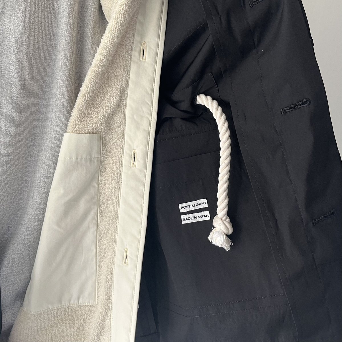 POSTELEGANT/Wool Silk Utility Coat With Liner | POSTELEGANT/Wool Silk Utility Coat With Liner |