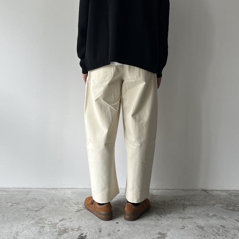STUDIO NICHOLSON / SORTE - PEACHED COTTON TWILL