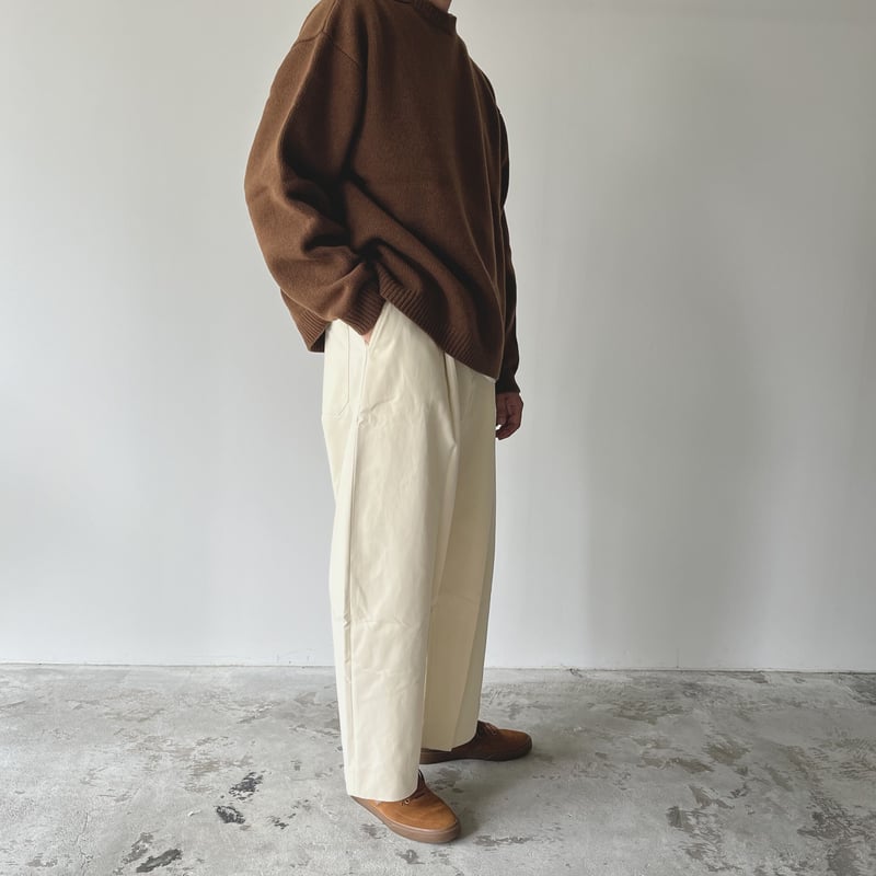 STUDIO NICHOLSON / SORTE - PEACHED COTTON TWILL STUDIO NICHOLSON / SORTE - PEACHED COTTON TWILL